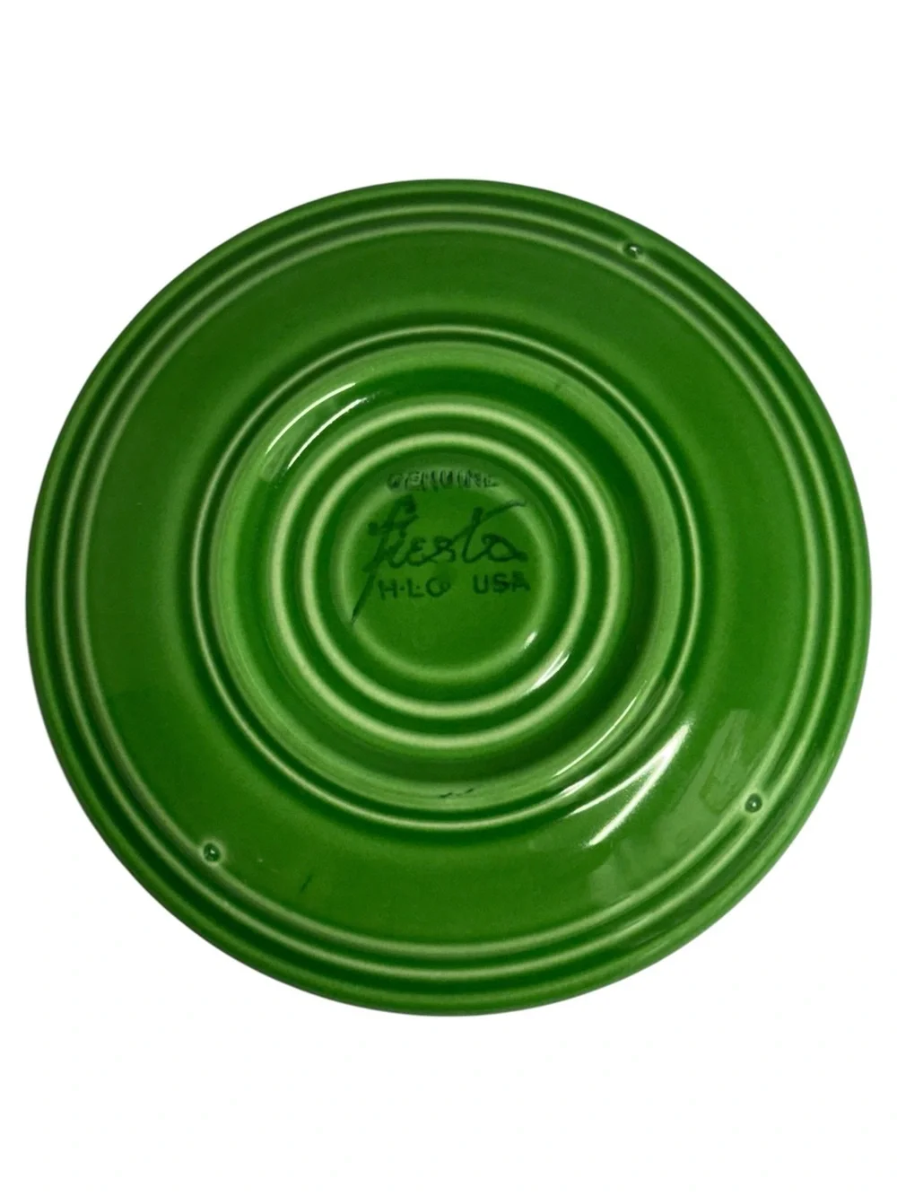 VTG Fiesta Green Appetizer Plate
